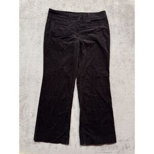 Tommy Hilfiger Corduroy Pants Womens‎ Size 10 Black Loose Fitting